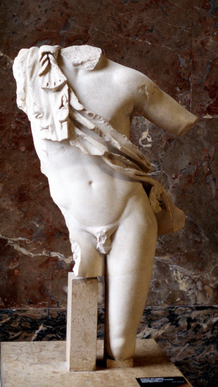 Statua greca di un torso maschile, 5° secolo a.C. da Unbekannt
