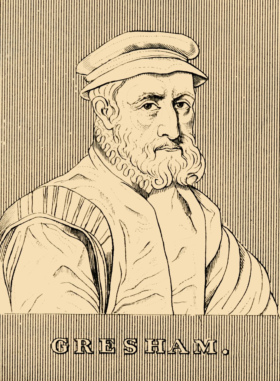 Gresham, c1519-1579, 1830 da Unbekannt