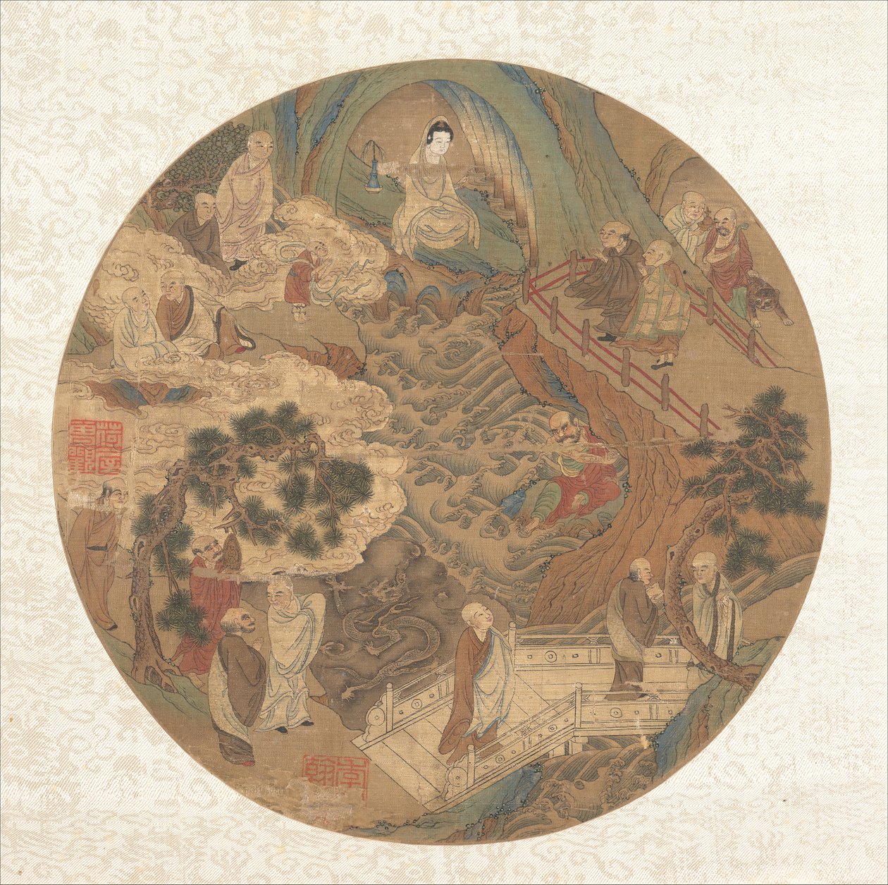 Guanyin e i Sedici Luohans da Unbekannt