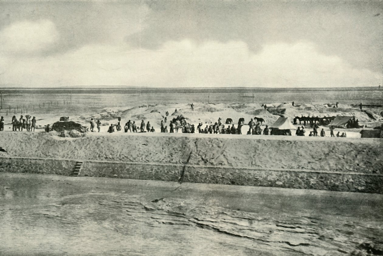 Guardando le Rive del Canale di Suez, 1919 da Unbekannt