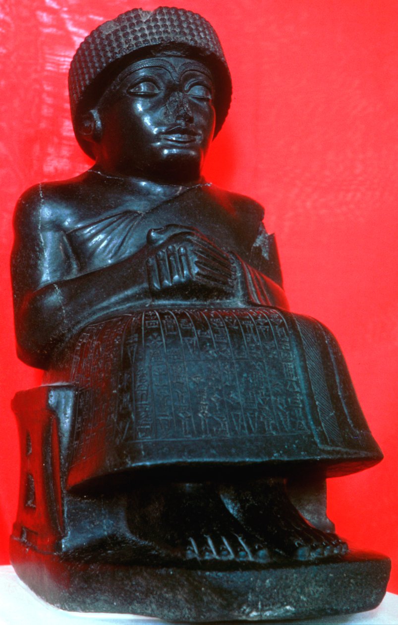 Gudea, sovrano della città-stato di Lagash nel sud della Babilonia, Neo-Sumerico, XXII secolo a.C. da Unbekannt