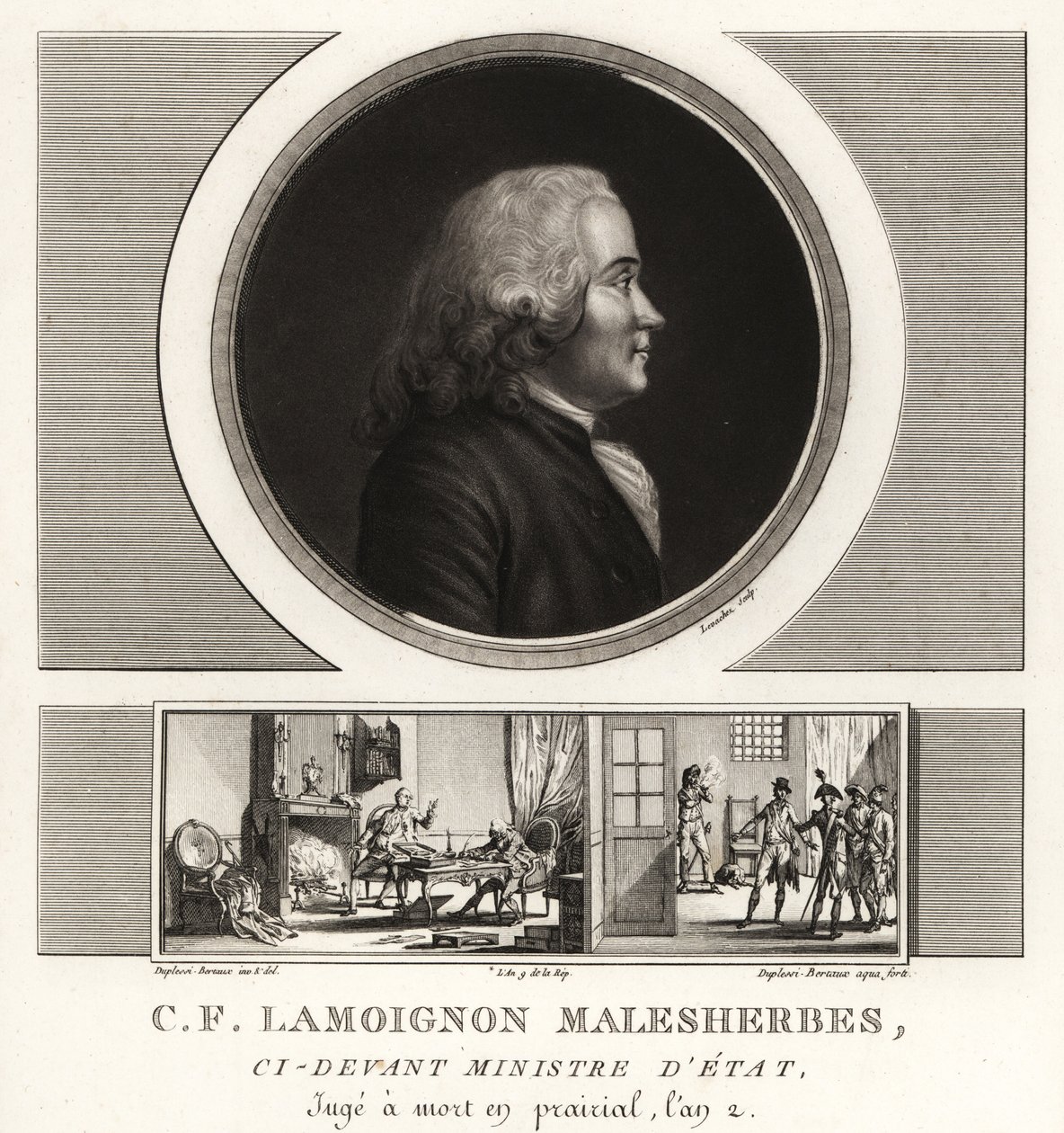 Guillaume-Chrétien de Lamoignon de Malesherbes, statista francese, Ministro di Stato da Unbekannt