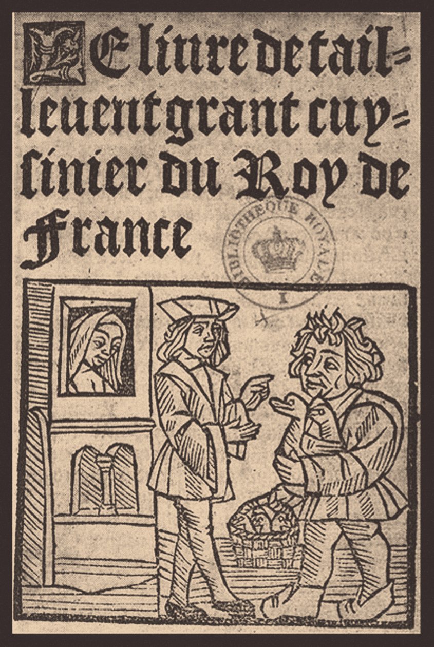 Guillaume Tirel, detto Taillevent Le Viandier, XVI secolo da Unbekannt