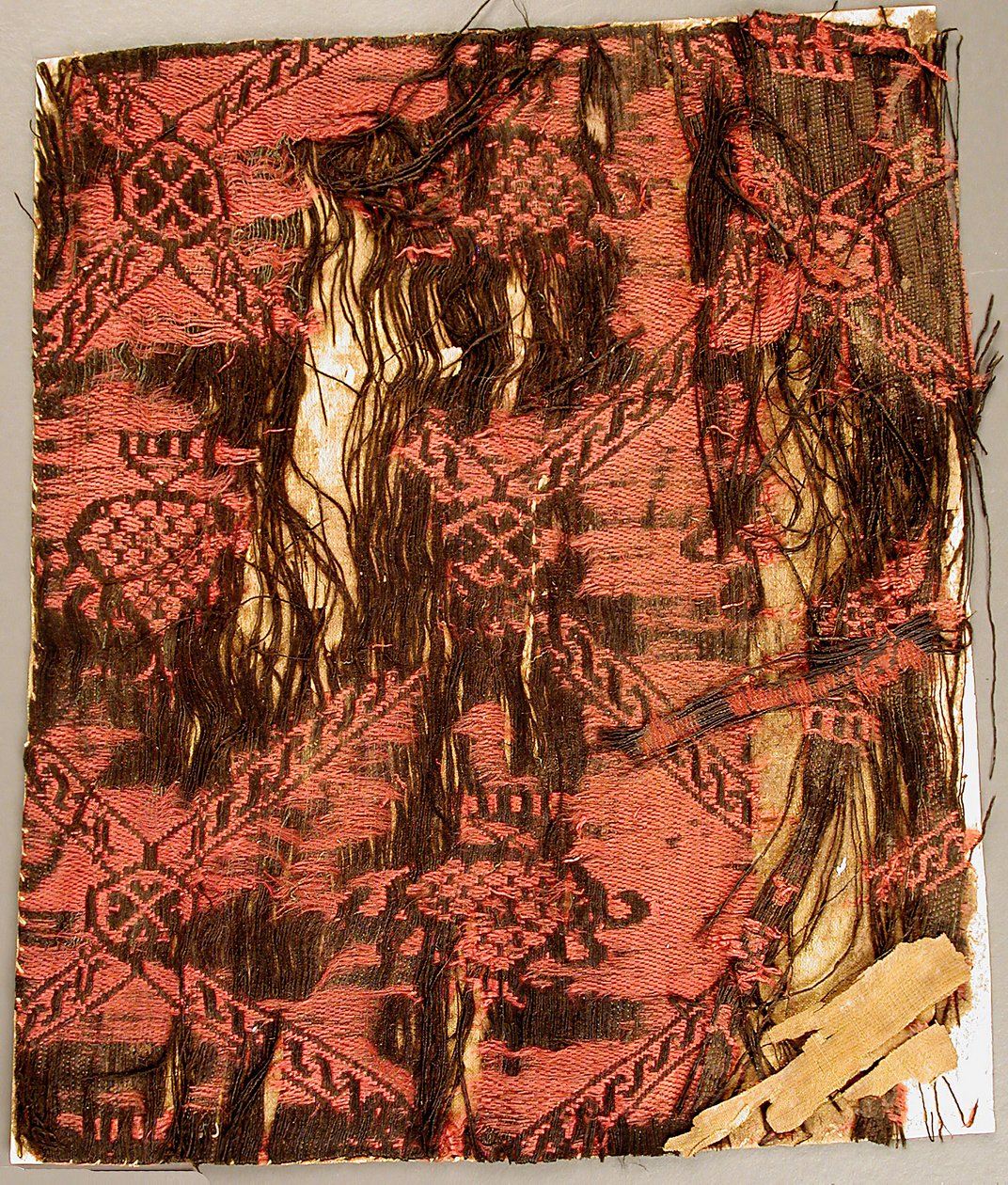 Graticcio Guilloche con pigna, bizantino, VII-IX secolo da Unbekannt
