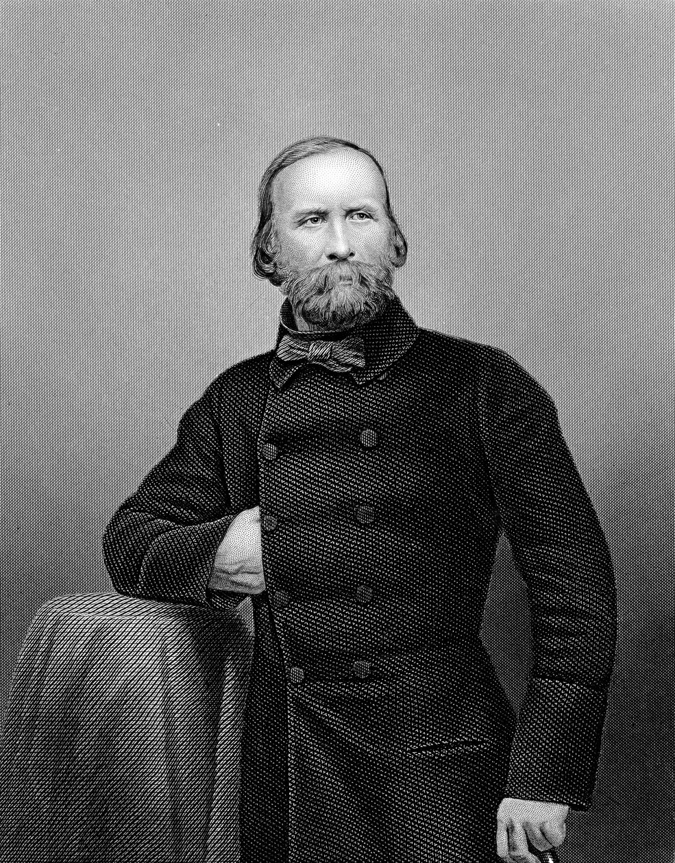Giuseppe Garibaldi, patriota italiano, 1860 da Unbekannt