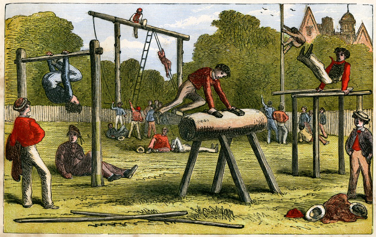 Ginnastica, XIX secolo da Unbekannt