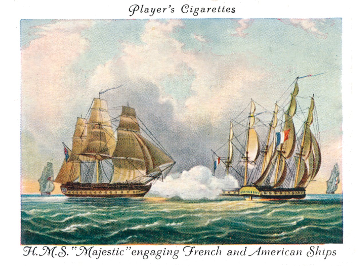 H.M.S Majestic che ingaggia navi francesi e americane, 1936 da Unbekannt