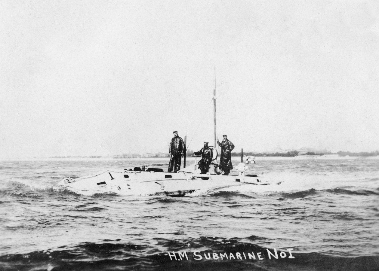 Sottomarino HM No1, c1908 da Unbekannt
