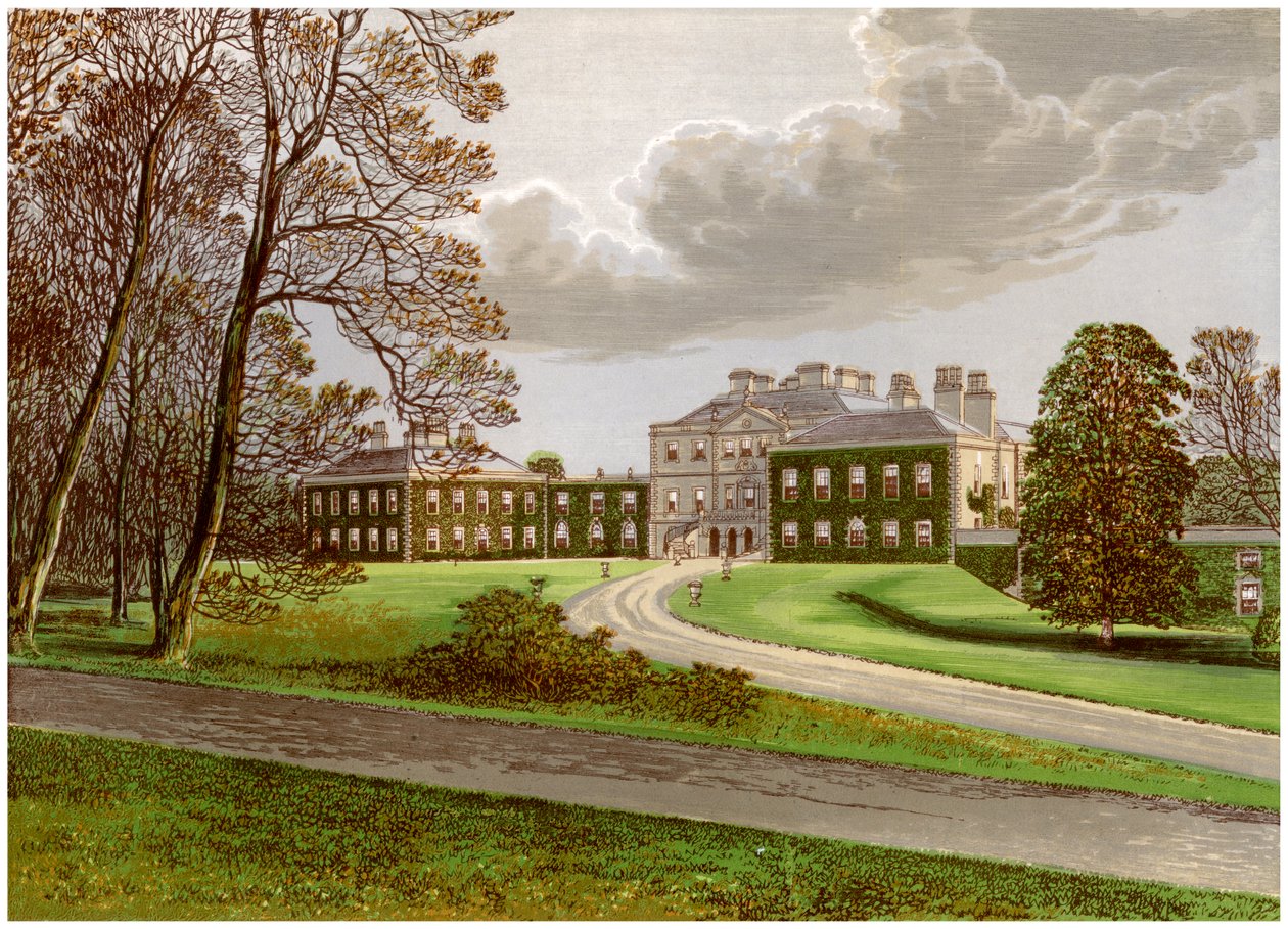 Haddo House, Aberdeenshire, casa del Conte di Aberdeen, c1880 da Unbekannt