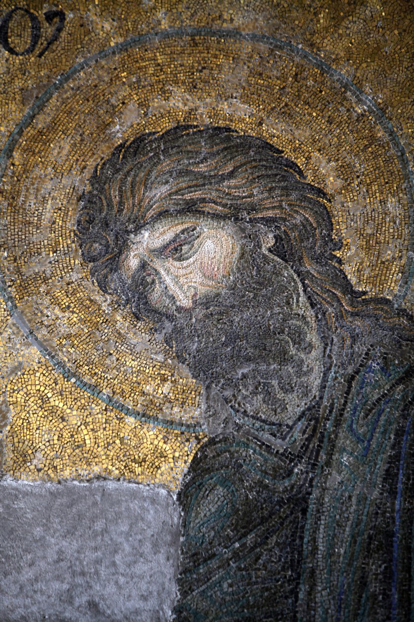 Mosaico Deesis di Santa Sofia - San Giovanni Battista, Istanbul, Turchia da Unbekannt