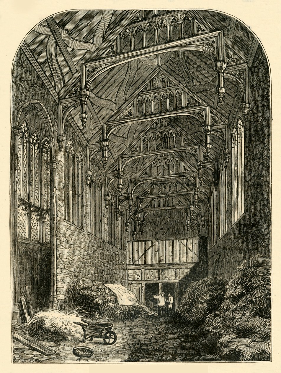Sala del Palazzo di Eltham nel 1835, c1878 da Unbekannt