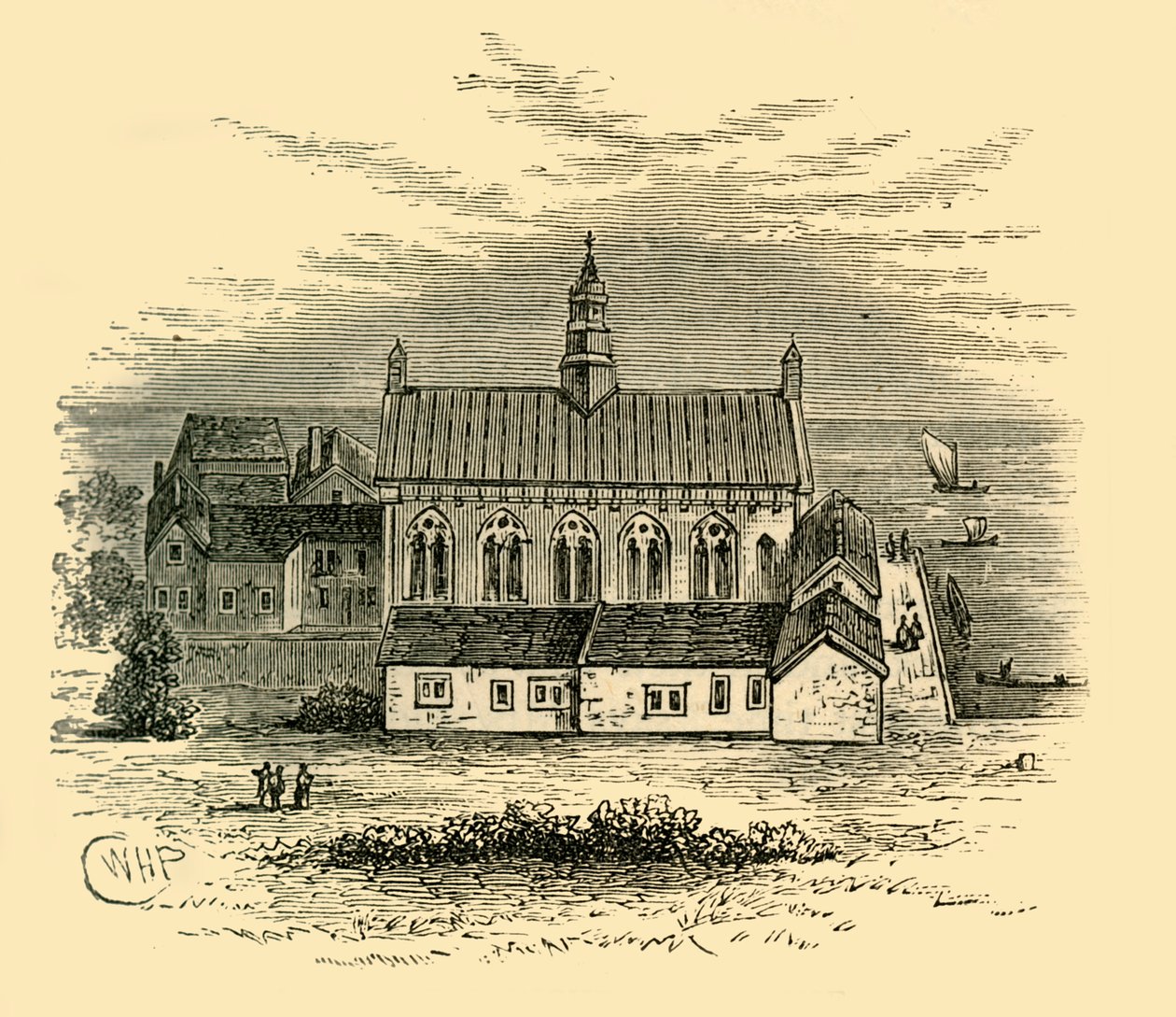 Sala della Winchester House, c1878 da Unbekannt