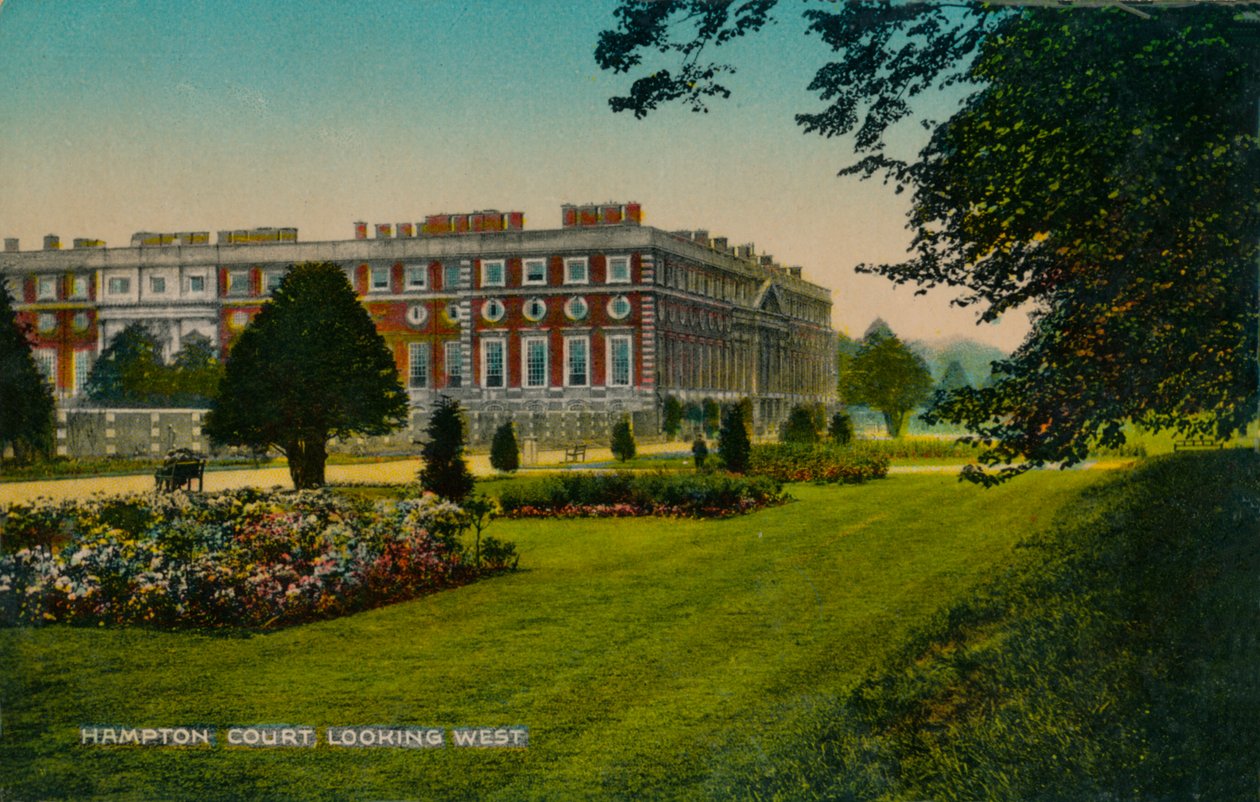 Hampton Court, Vista Ovest, c1910 da Unbekannt