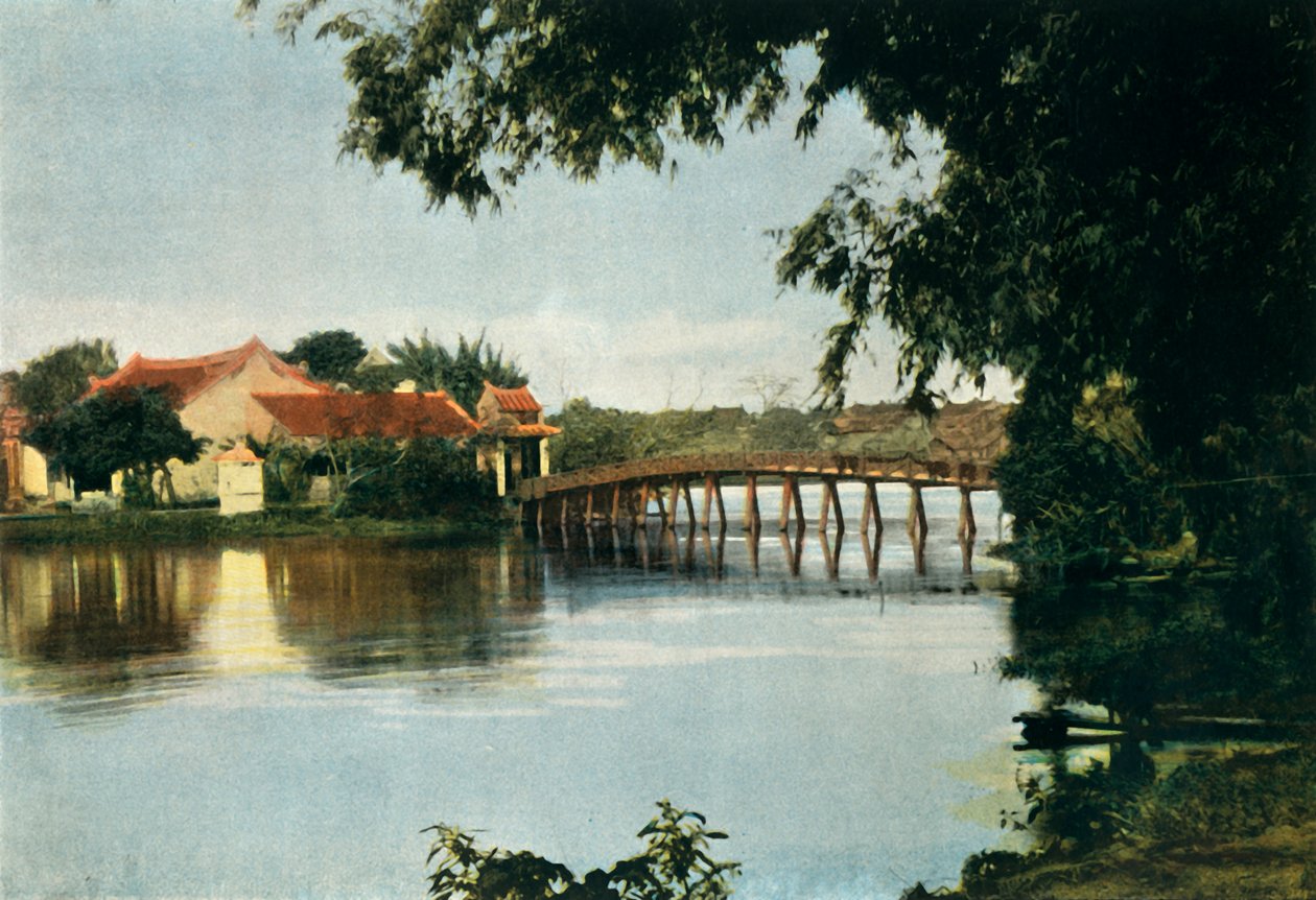 Hanoi. Le Petit Lac, Hanoi. Il piccolo lago, 1900 da Unbekannt