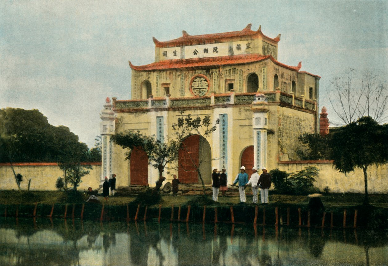 Hanoi. Pagoda Du Kinh Luoc, Hanoi. Pagoda Kinh Luoc, 1900 da Unbekannt