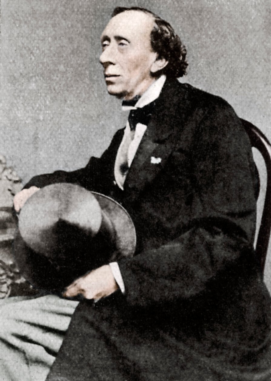 Hans Christian Andersen, autore e poeta danese, metà XIX secolo da Unbekannt
