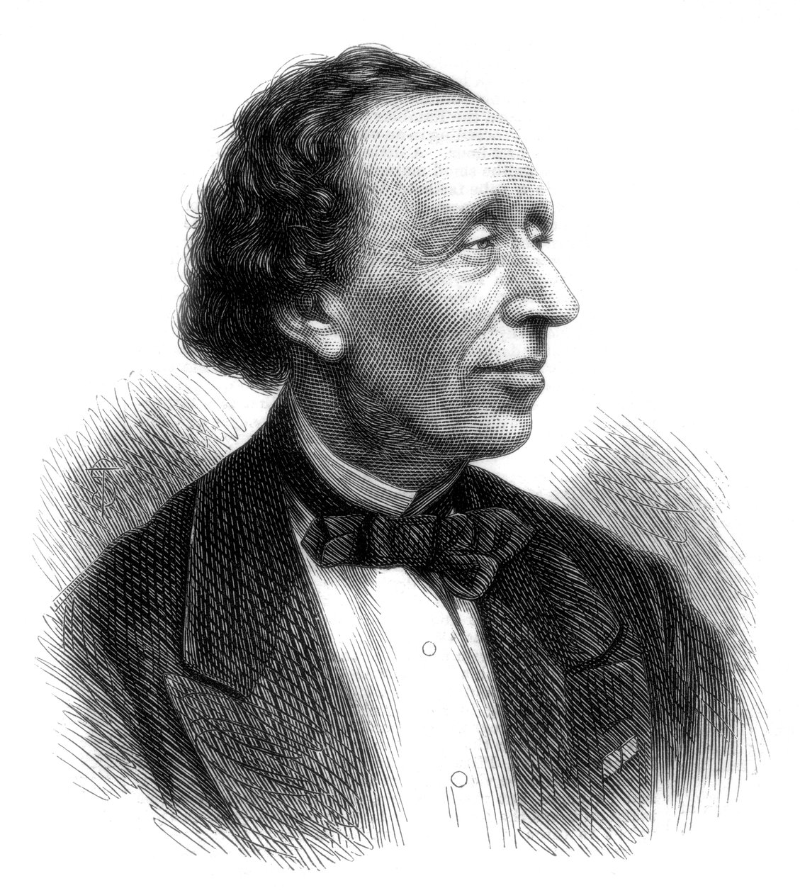 Hans Christian Andersen, poeta danese e autore di fiabe, 1875 da Unbekannt
