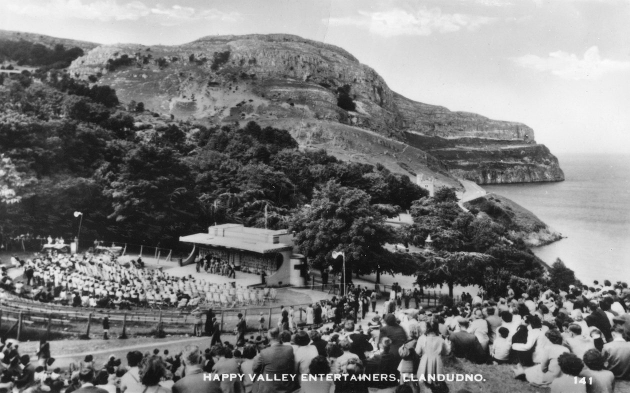 Intrattenitori di Happy Valley, Llandudno, 20° secolo da Unbekannt
