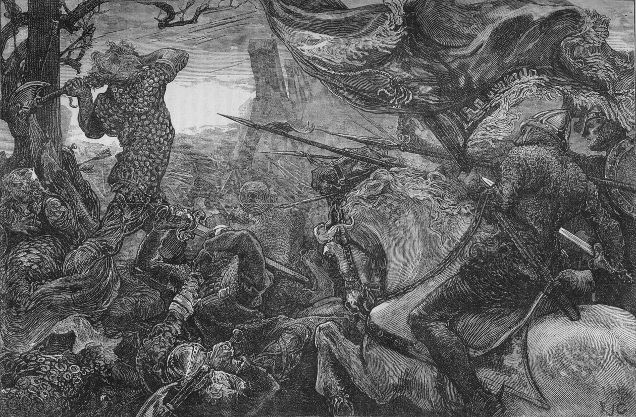 Harold alla Battaglia di Hastings, 1066 da Unbekannt