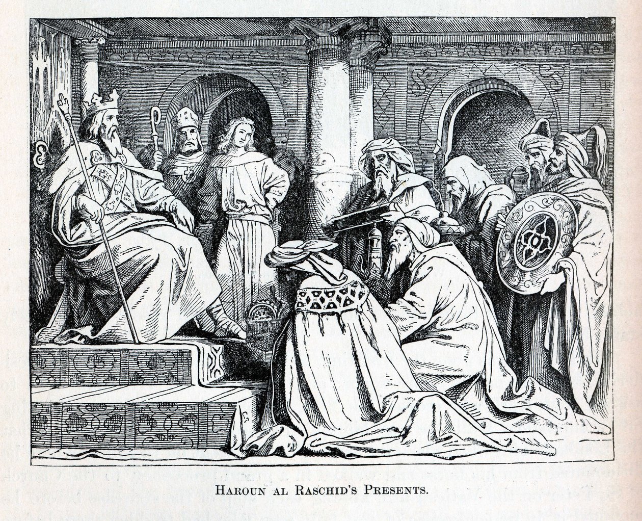 I doni di Haroun al Raschid, 1882 da Unbekannt