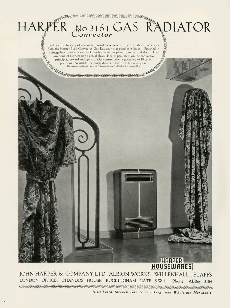 Harper No 3161 Convector Gas Radiator - Harper Housewares, 1949 da Unbekannt