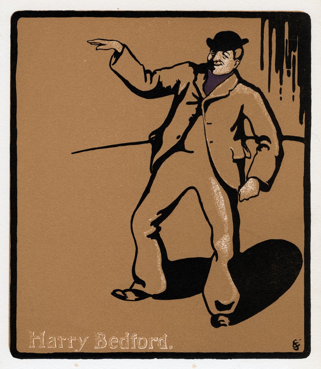 Harry Bedford, interprete teatrale, fine XIX secolo da Unbekannt