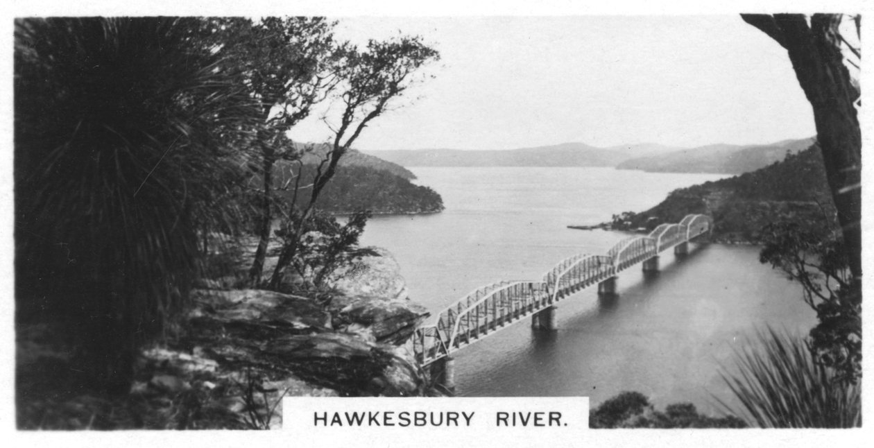 Fiume Hawkesbury, Australia, 1928 da Unbekannt