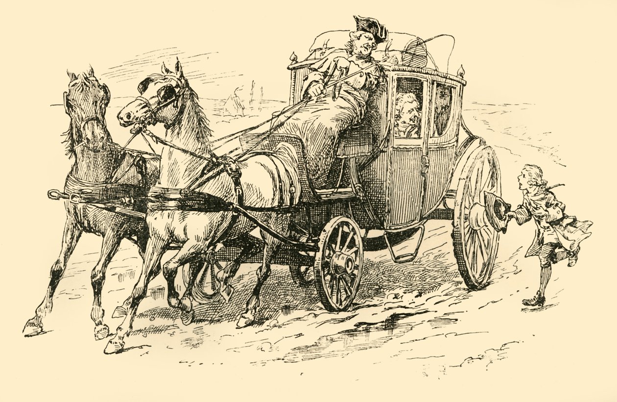 Chiamò il cocchiere per fermarsi, 1907 da Unbekannt