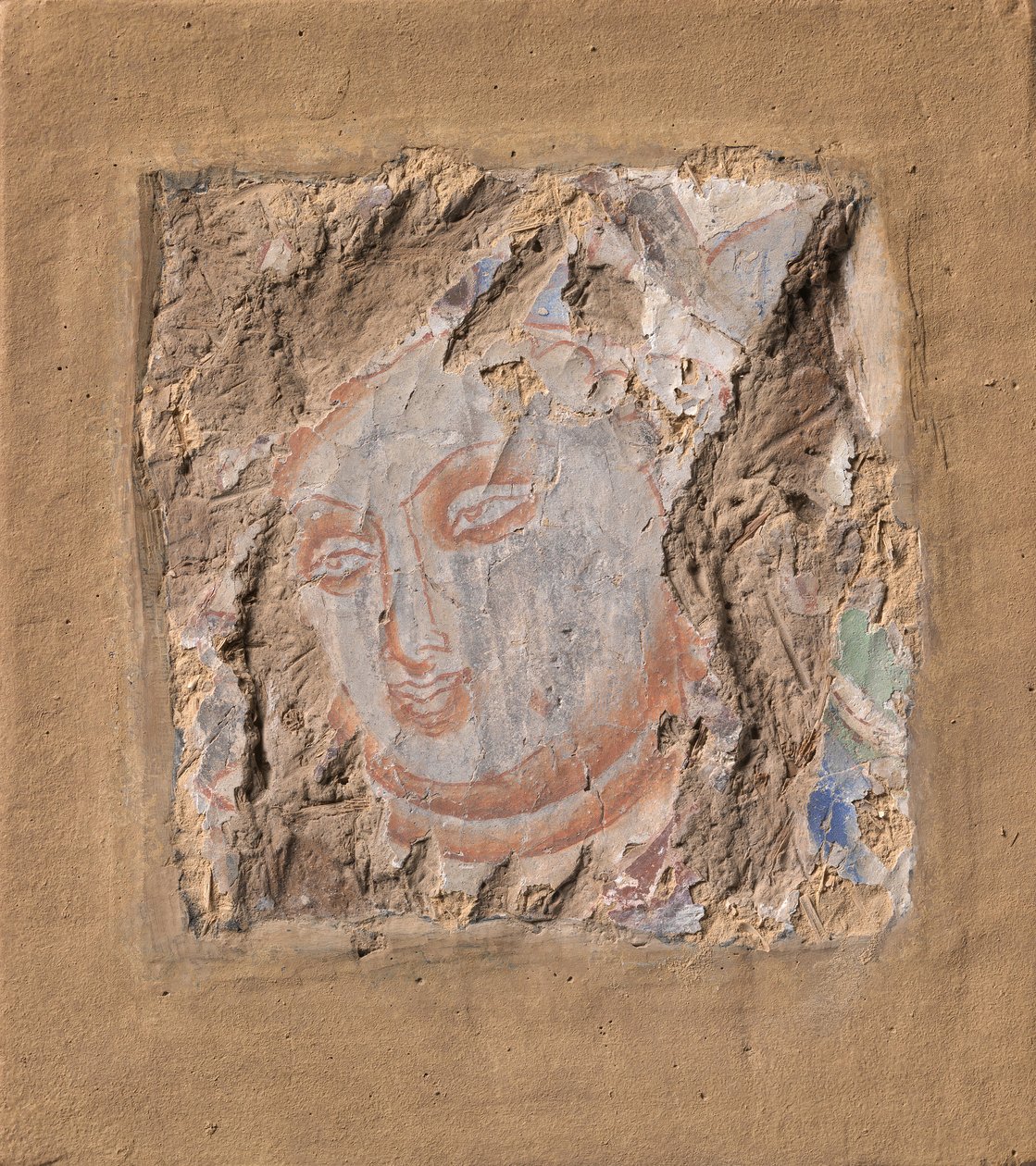 Testa di un Buddha, ca. VI-VII secolo da Unbekannt