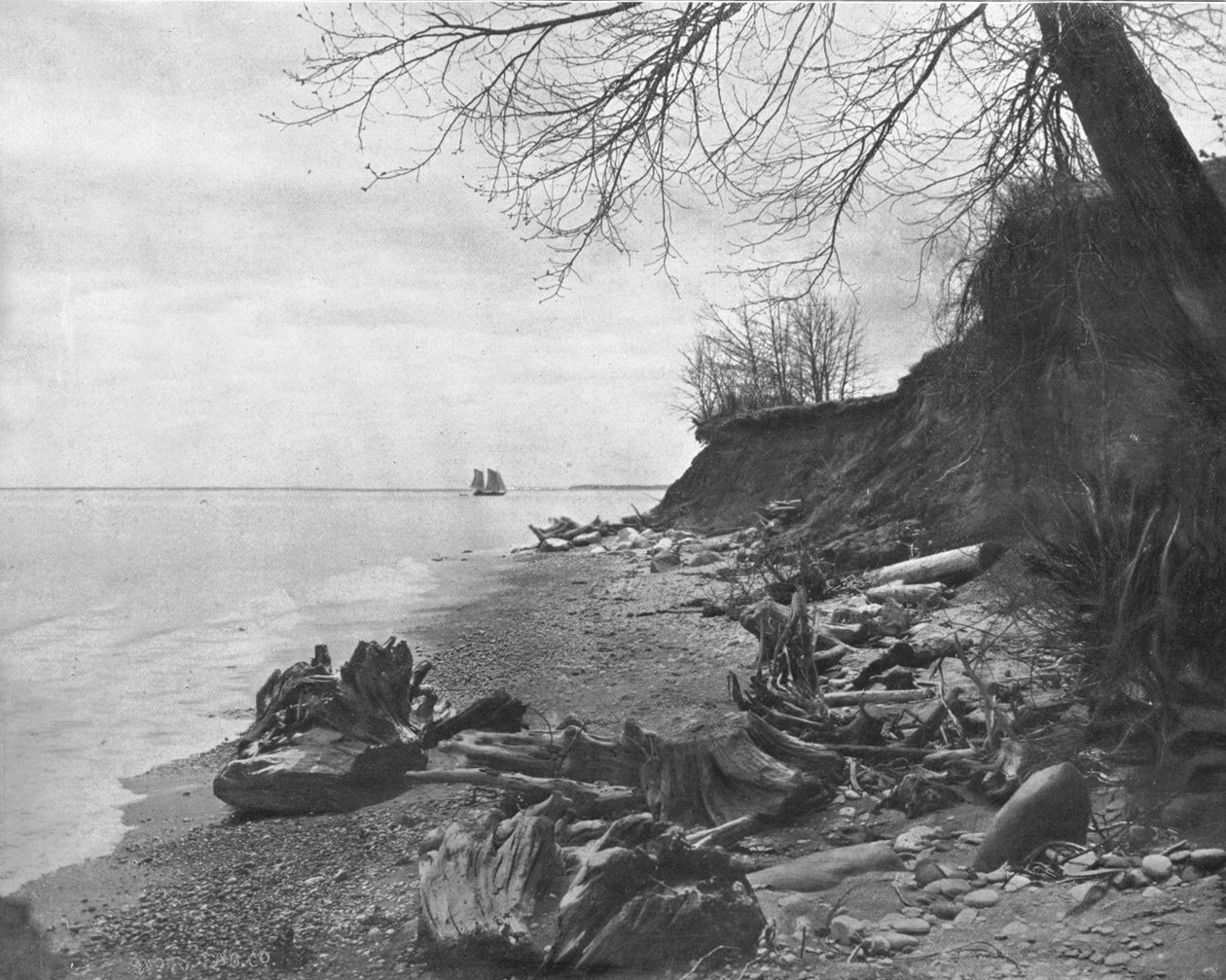 Verso la riva, Lago Michigan, USA, c1900 da Unbekannt