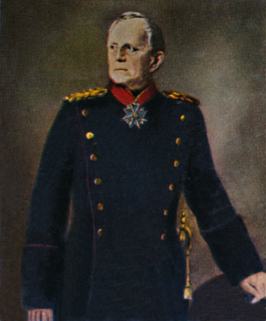 Helmuth von Moltke 1800-1891 - Dipinto di Lenbach, 1934 da Unbekannt