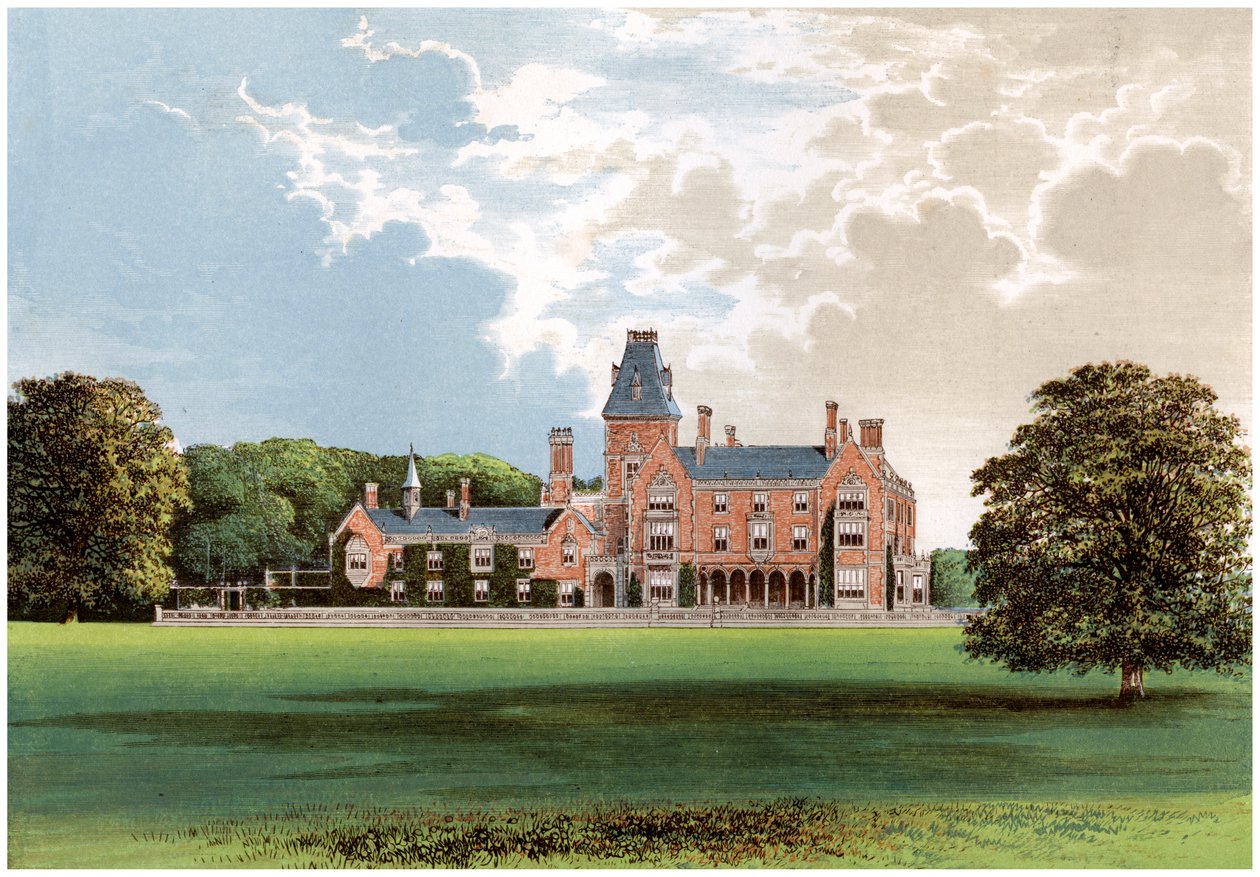Hemsted Park, vicino a Staplehurst, Kent, casa del Visconte Cranbrook, c1880 da Unbekannt