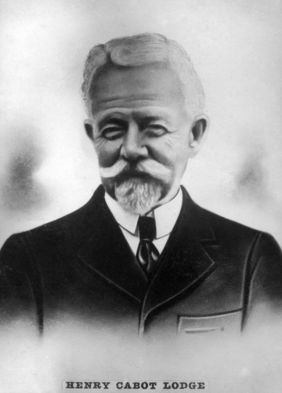 Henry Cabot Slim Lodge, senatore repubblicano americano e storico da Unbekannt