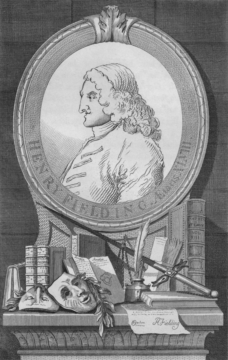 Henry Fielding, c1754, 1827 da Unbekannt