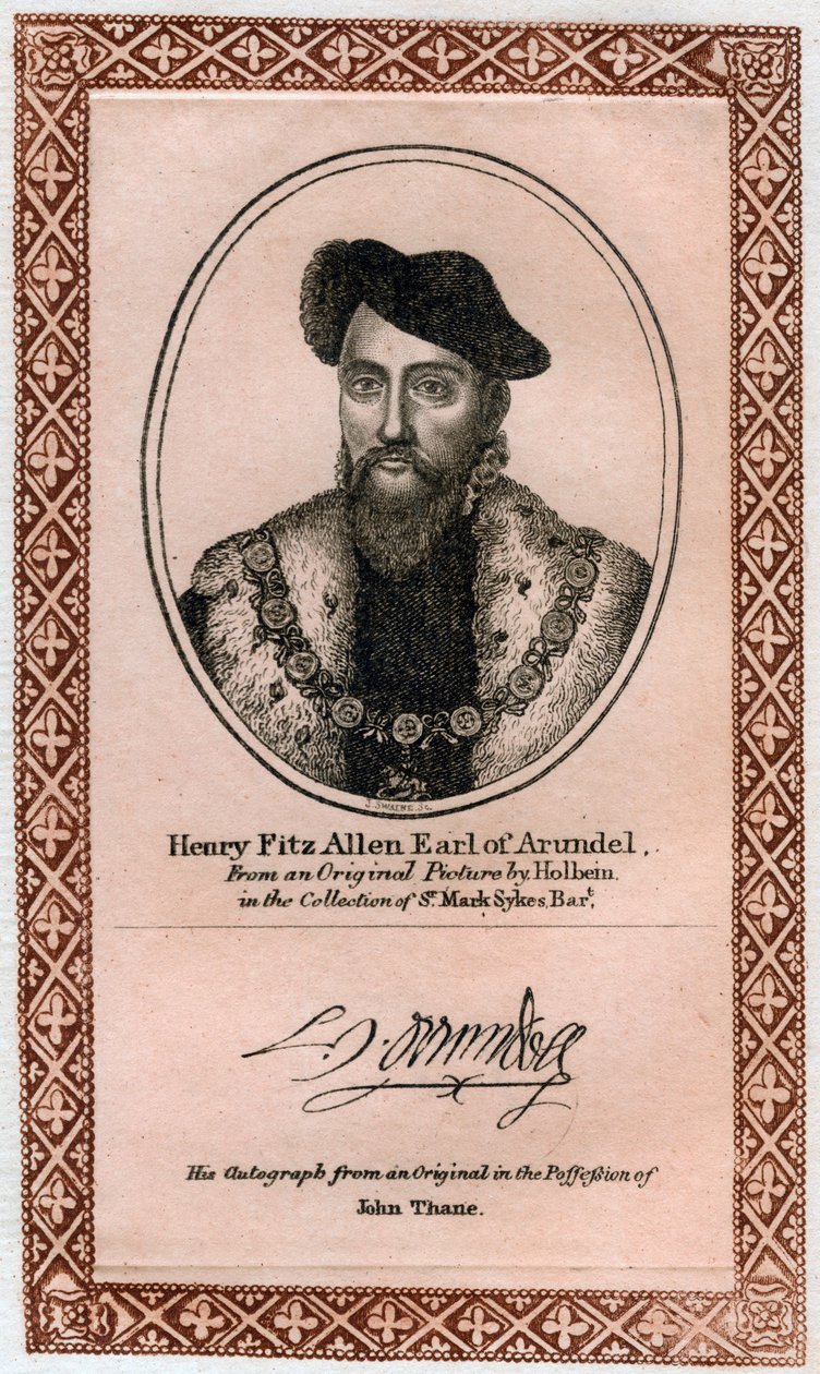 Henry Fitzalan, 19° Conte di Arundel da Unbekannt