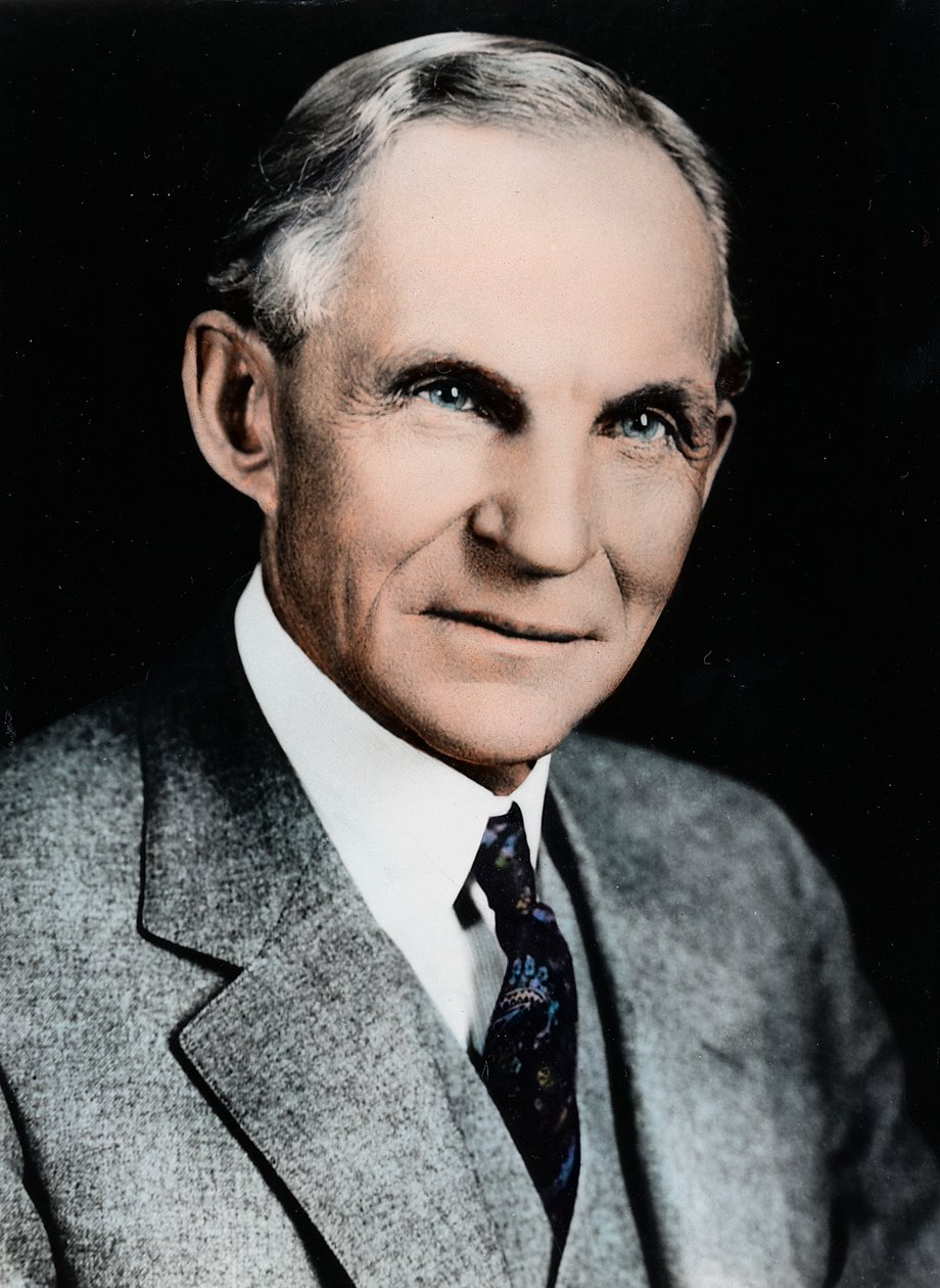 Henry Ford, ingegnere e produttore di automobili americano, c1910-c1930 da Unbekannt