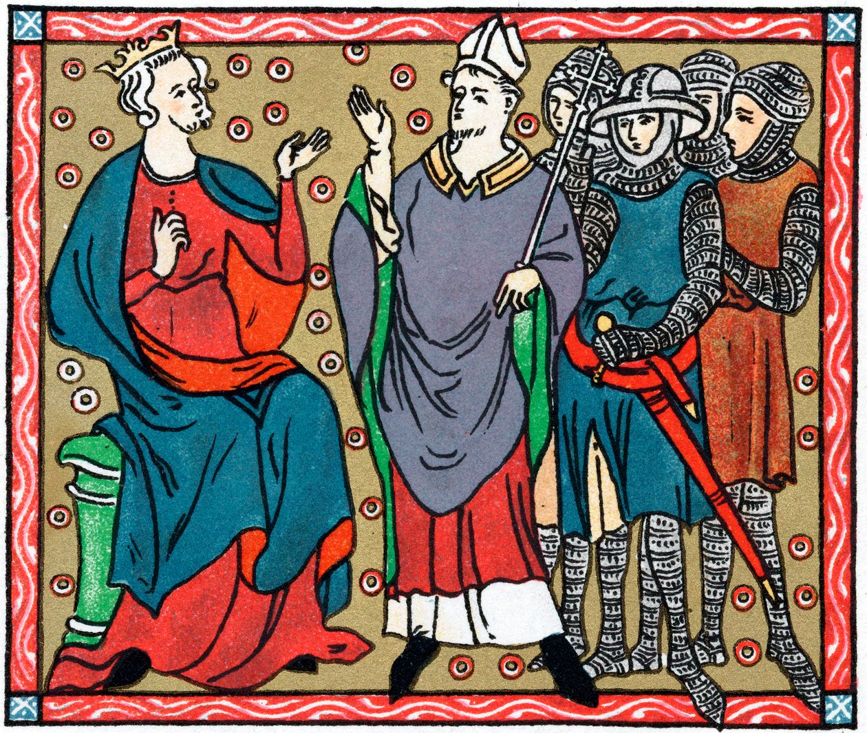 Enrico II e Tommaso Becket da Unbekannt