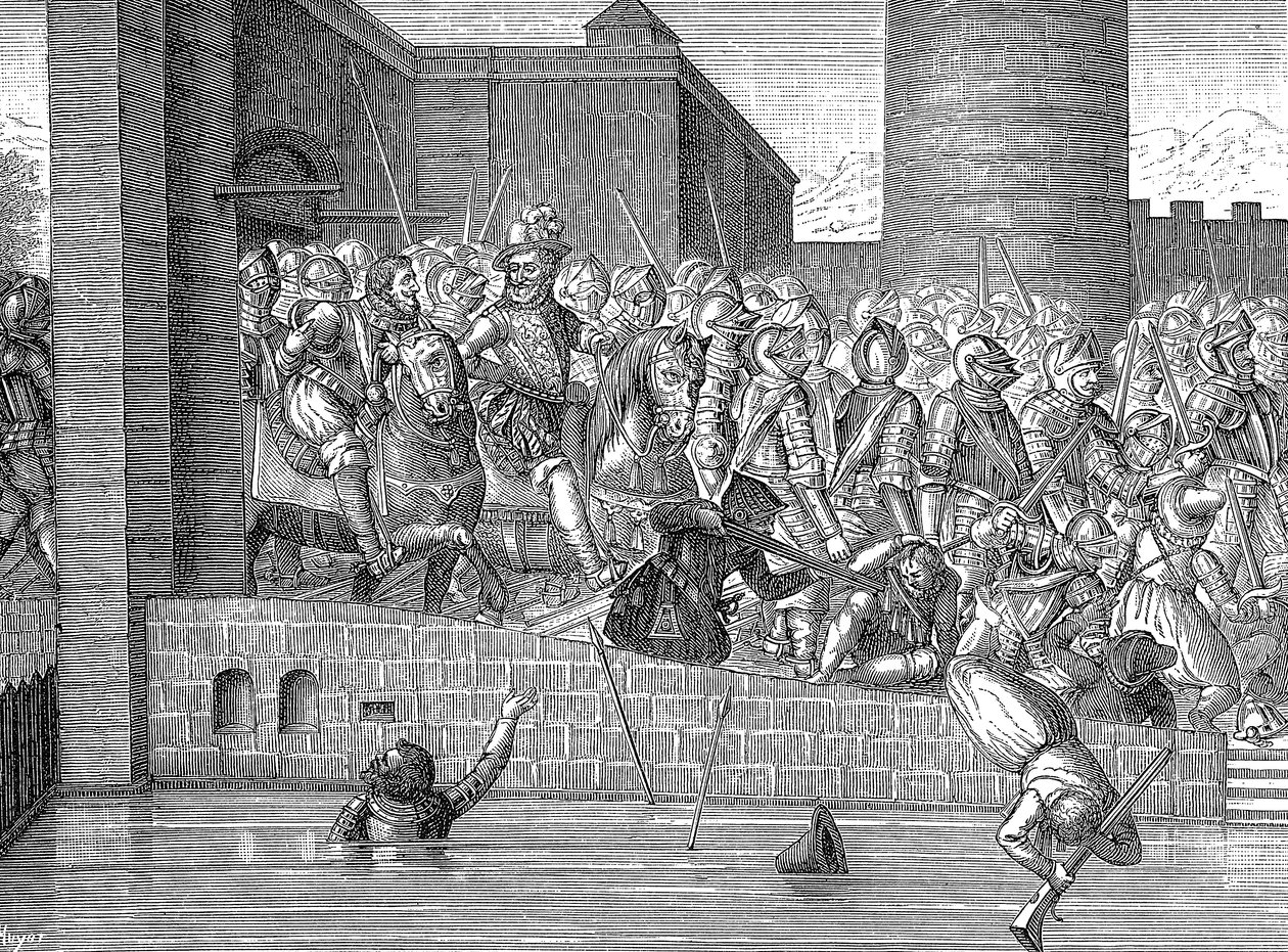 Enrico IV di Francia entra a Parigi, 22 marzo 1594 da Unbekannt