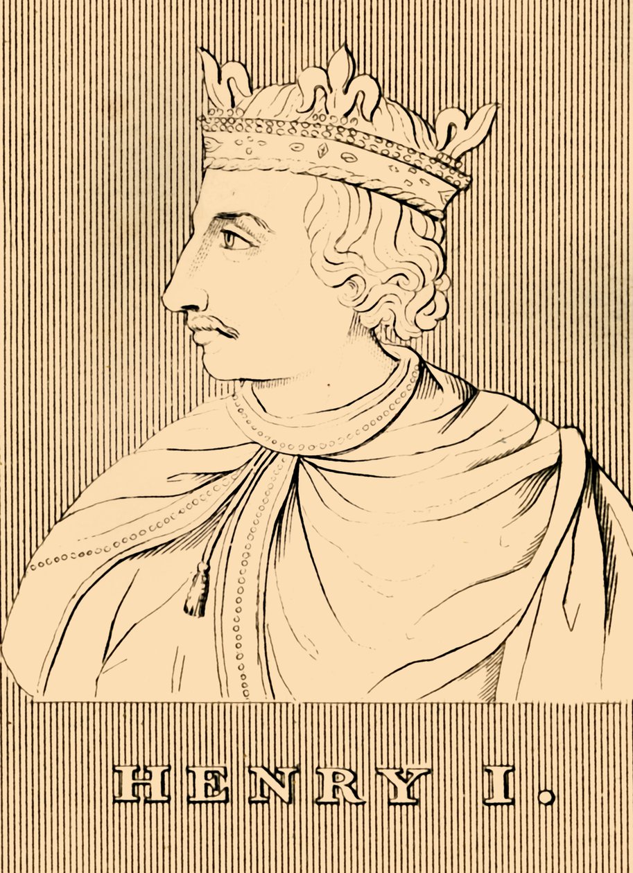 Enrico I, c1068-1135, 1830 da Unbekannt