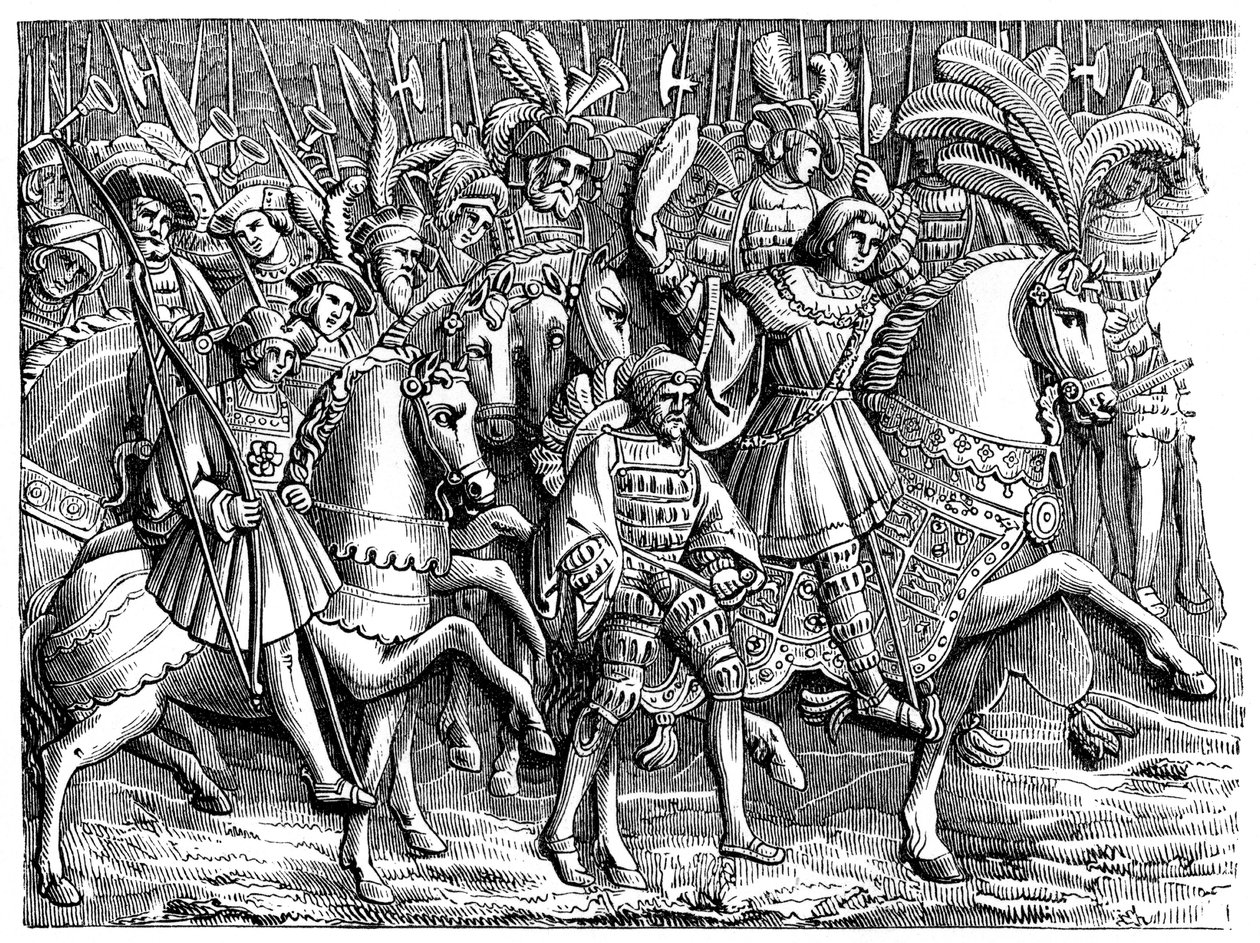 Enrico VIII nel Campo del Drappo d