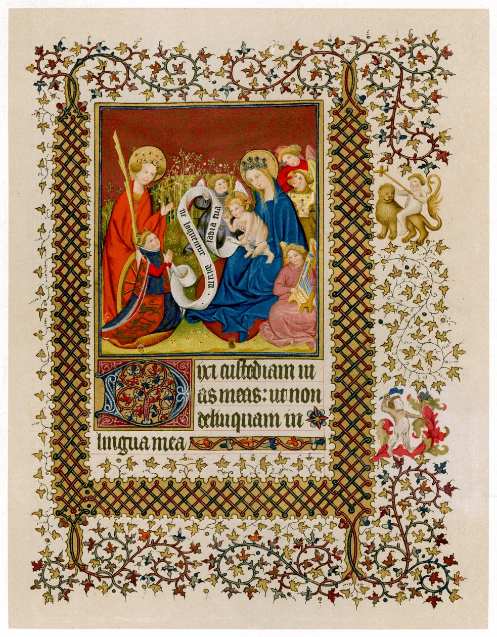 Enrico VI davanti alla Vergine e al Bambino, c1420 da Unbekannt