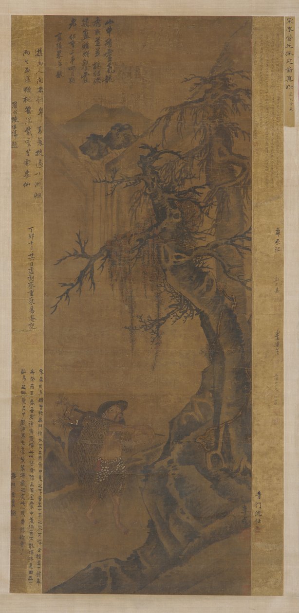 Raccoglitore di erbe, dinastia Ming, 1368-1644 da Unbekannt