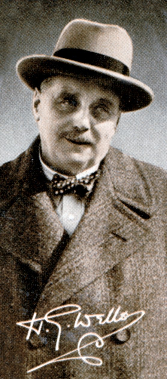 Herbert George HG Wells, scrittore inglese da Unbekannt