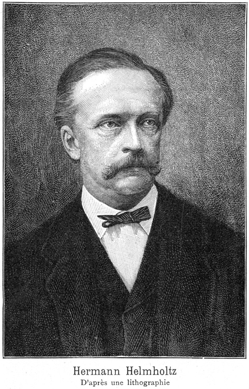 Hermann von Helmholtz 1821-1894, fisico tedesco, XIX secolo da Unbekannt