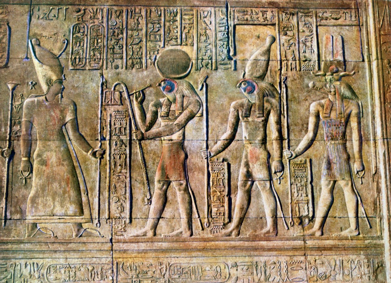 Rilievo geroglifico, Tempio di Kom Ombo, Egitto da Unbekannt
