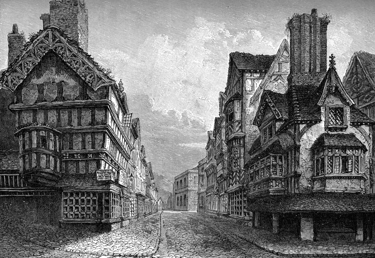 High Street, Shrewsbury, 1825 1893 da Unbekannt