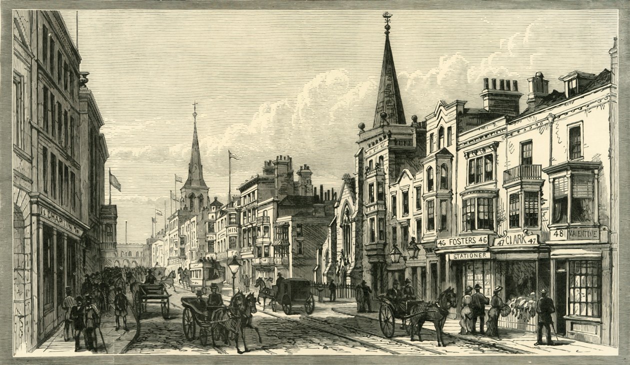 High Street, Southampton, 1898 da Unbekannt