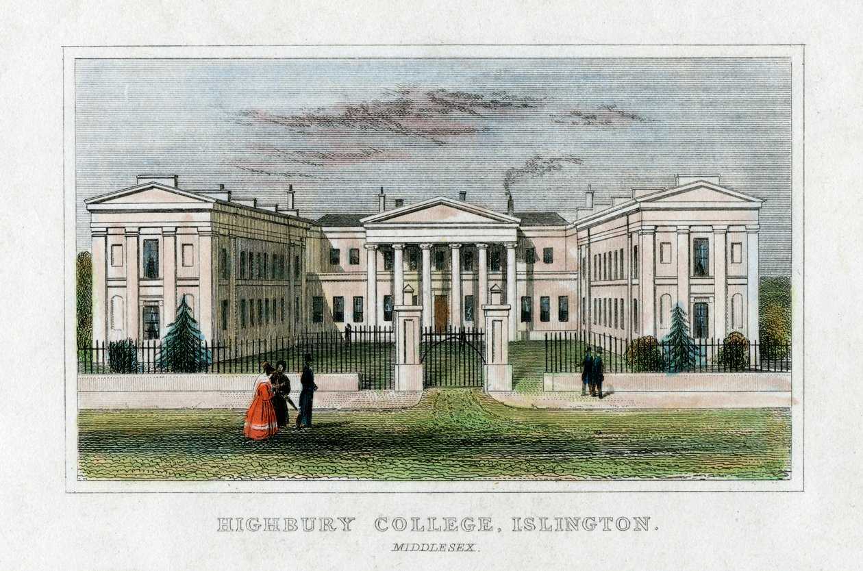 Highbury College, Islington, Londra, metà XIX secolo da Unbekannt