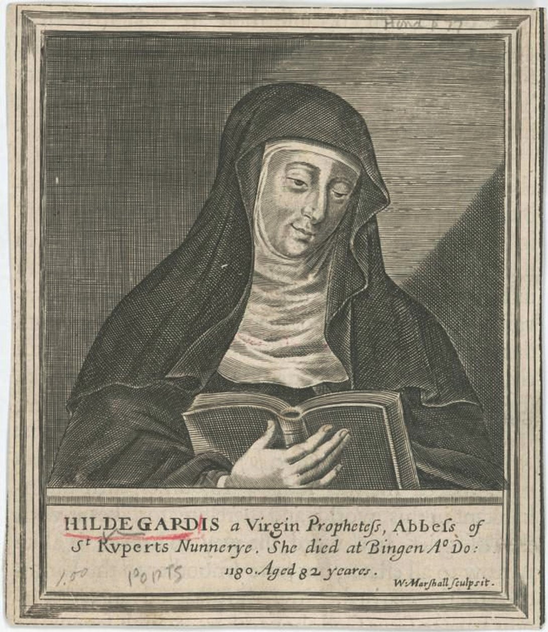 Ildegarda di Bingen, XVII secolo da Unbekannt