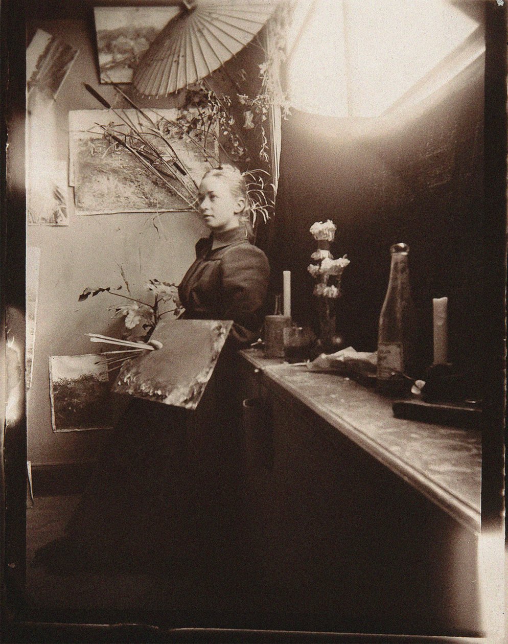 Hilma af Klint alla Kungliga Akademien di Stoccolma, 1885 da Unbekannt